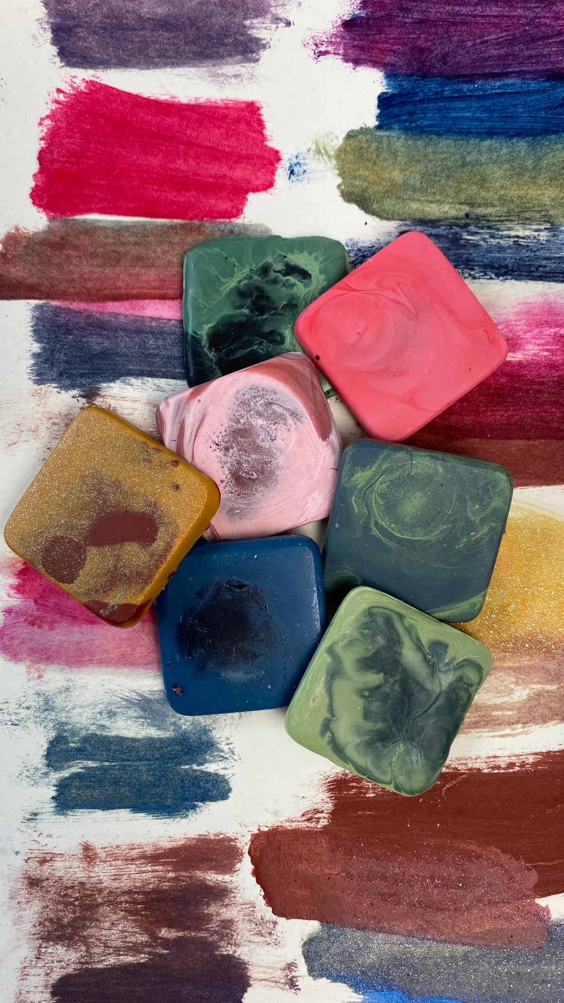 #tracibautistaCOLOR ~ WAX WEDGES encaustic paint {5-set}