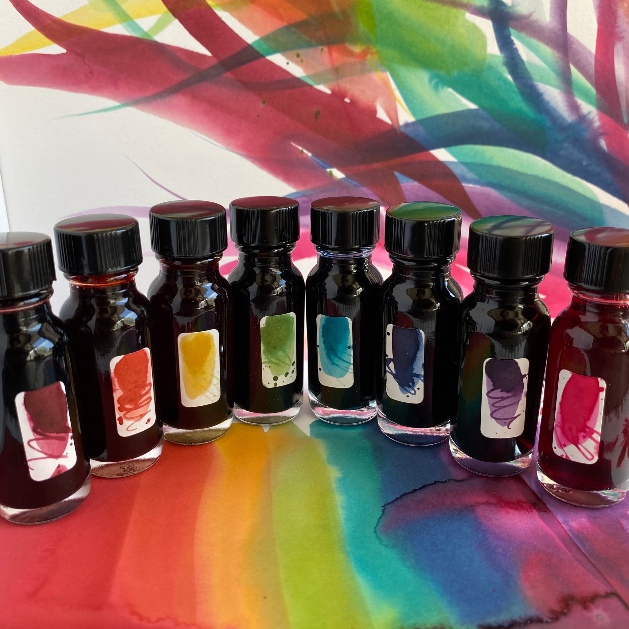 #tracibautistaCOLOR ~ KALEIDOSCOPE FLORALS artisan ink 8-set {15ml}