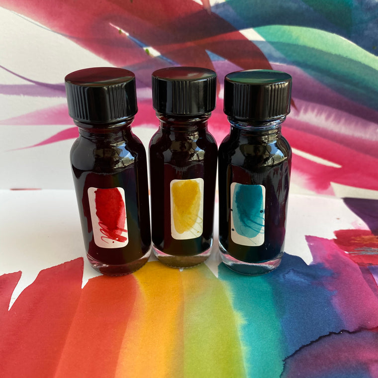 #tracibautistaCOLOR ~ KALEIDOSCOPE FLORALS artisan ink 3-set {15ml}