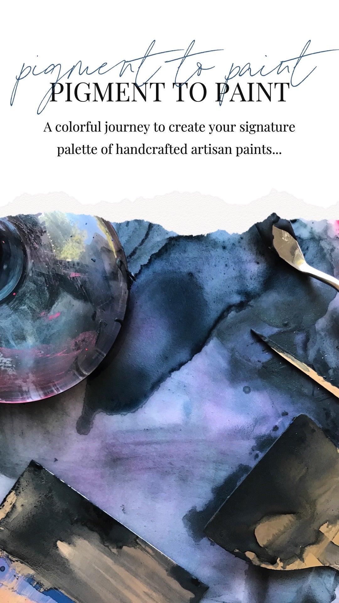 PIGMENT TO PAINT #tracibautistaCOLOR pigment sampler + paint making kit