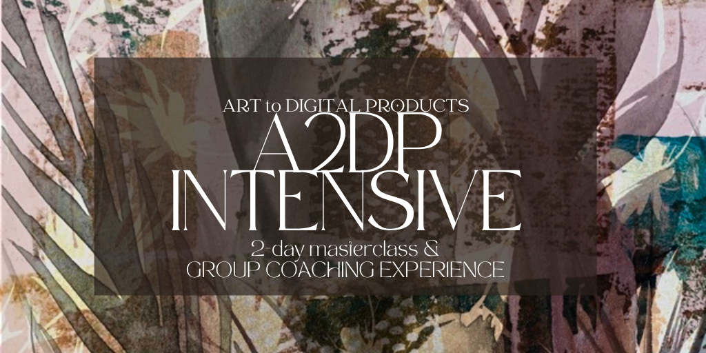 ART to DIGITAL PRODUCTS INTENSIVE + coaching update {3-payment}