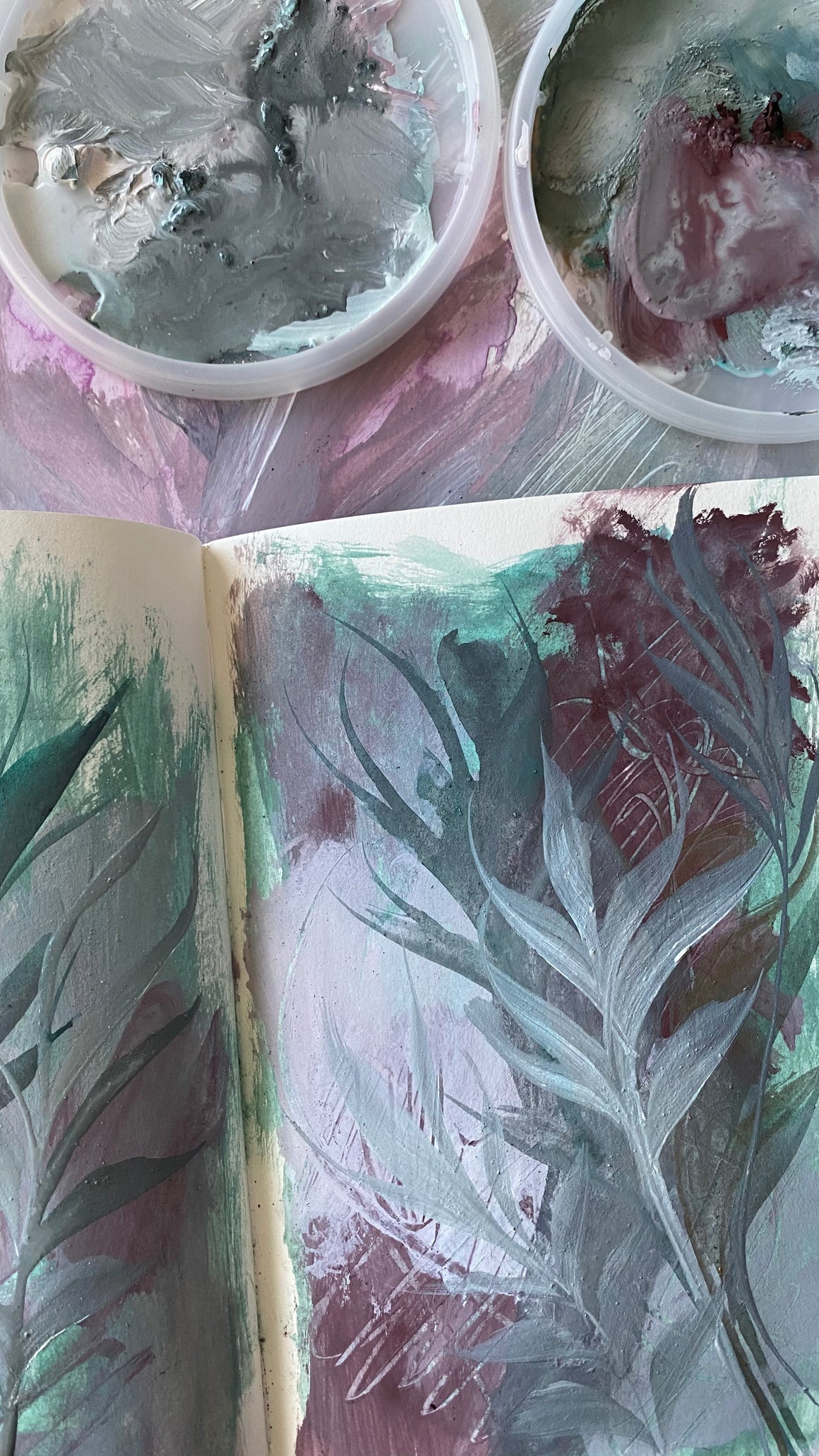 PIGMENT TO PAINT: clay paint & mixed media