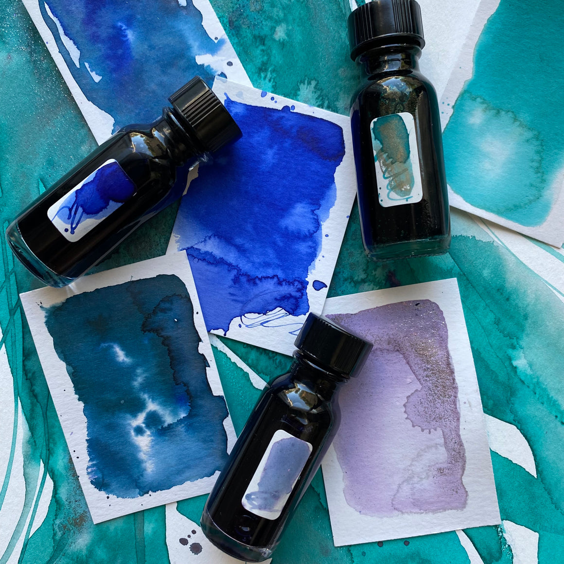 #tracibautistaCOLOR ~ LANIKAI WAVES artisan ink 3-set