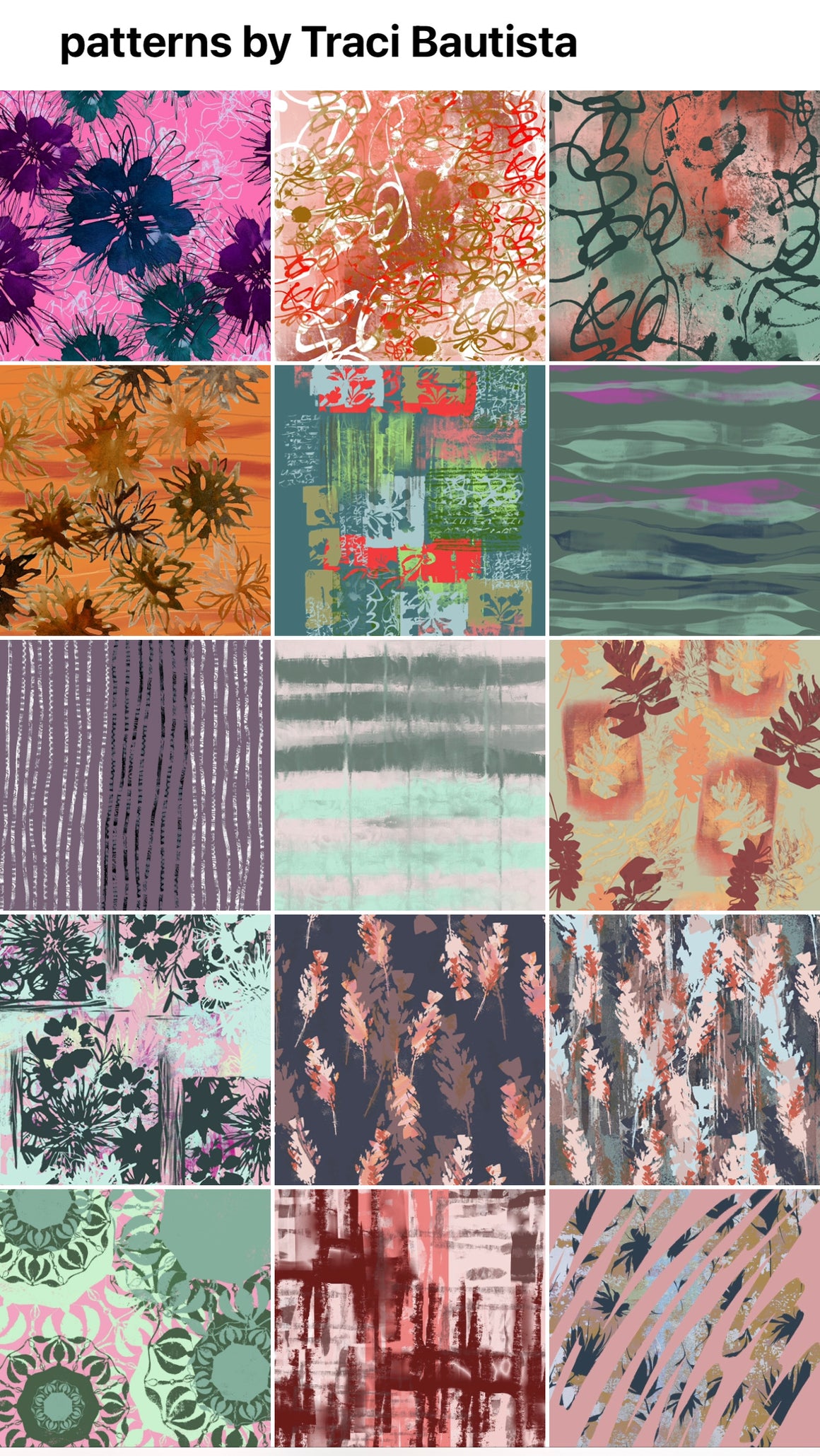 Procreate Pattern 5x workshop