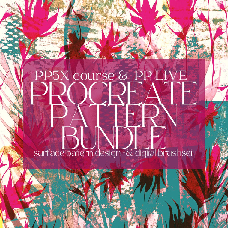 PROCREATE PATTERN workshop BUNDLE