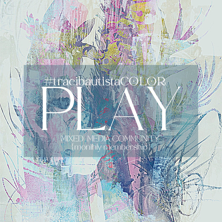 PLAY: mixed media community {monthly}