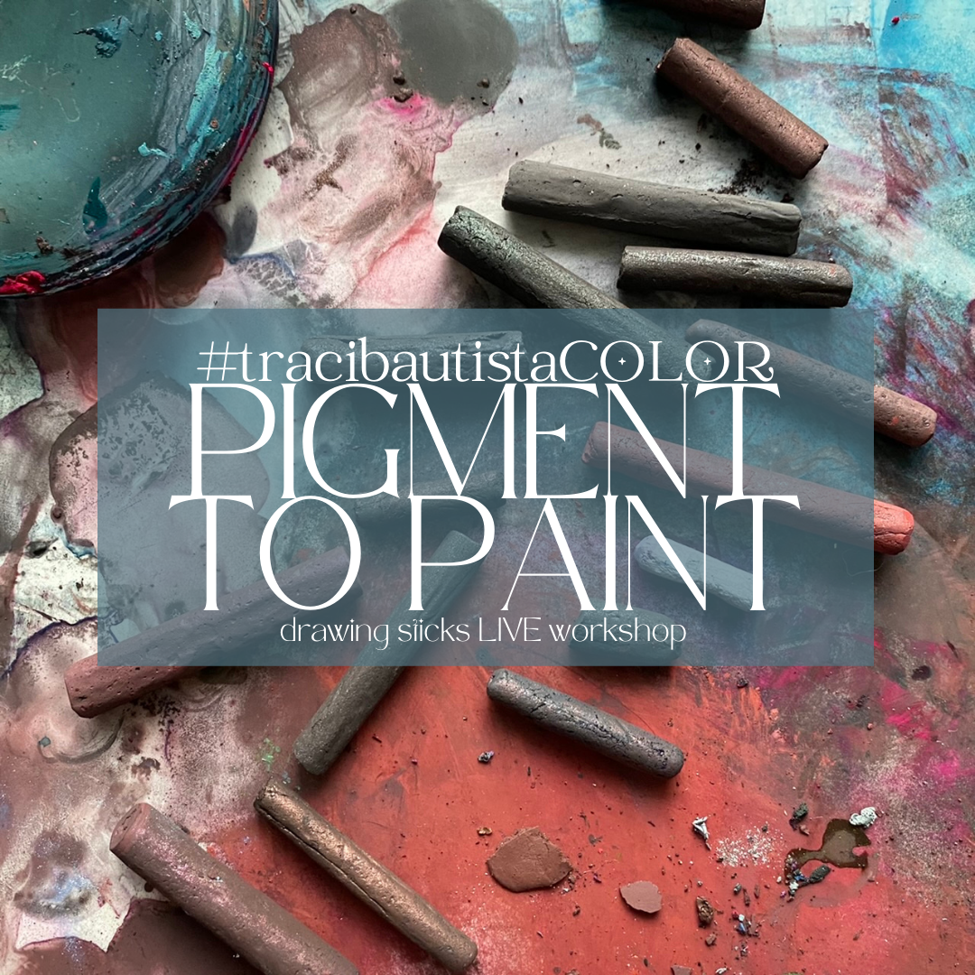 PIGMENT TO PAINT: drawing sticks course