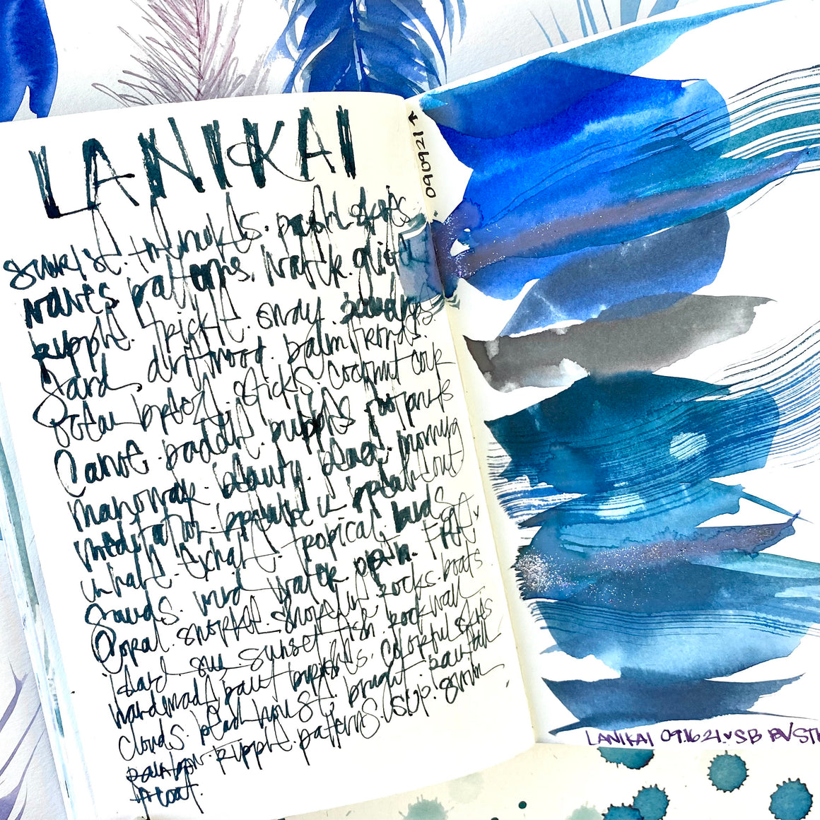 #tracibautistaCOLOR ~ LANIKAI WAVES artisan ink 3-set