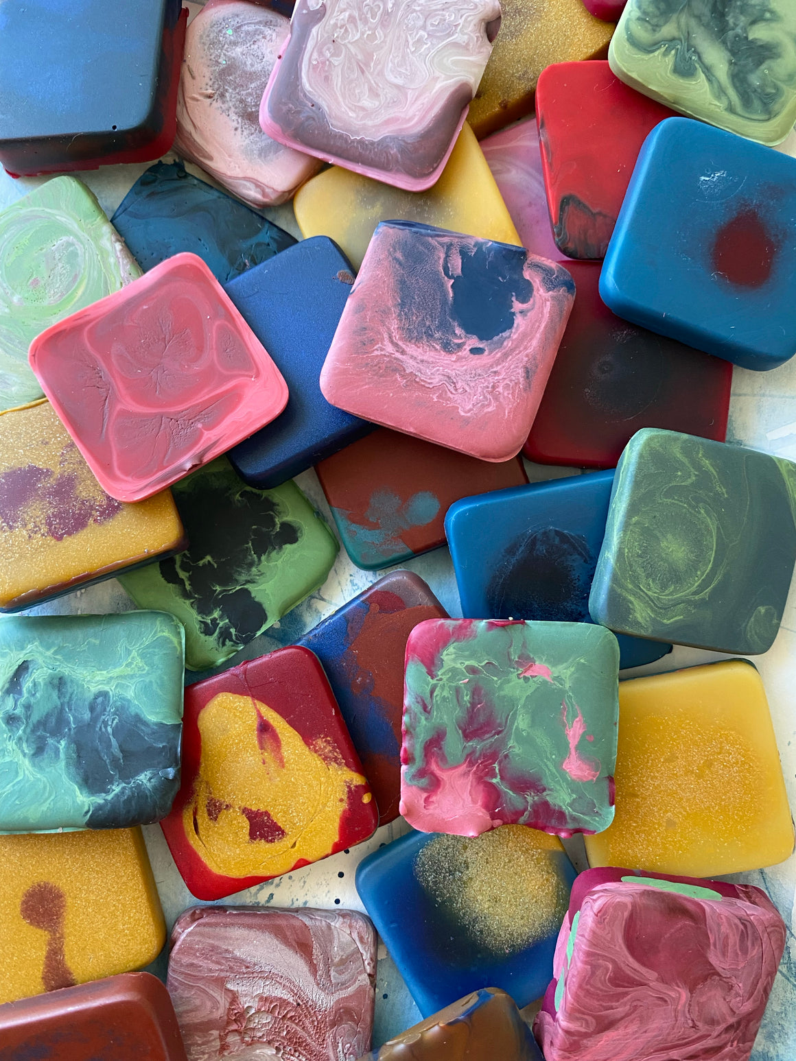 #tracibautistaCOLOR ~ WAX WEDGES encaustic paint {5-set}