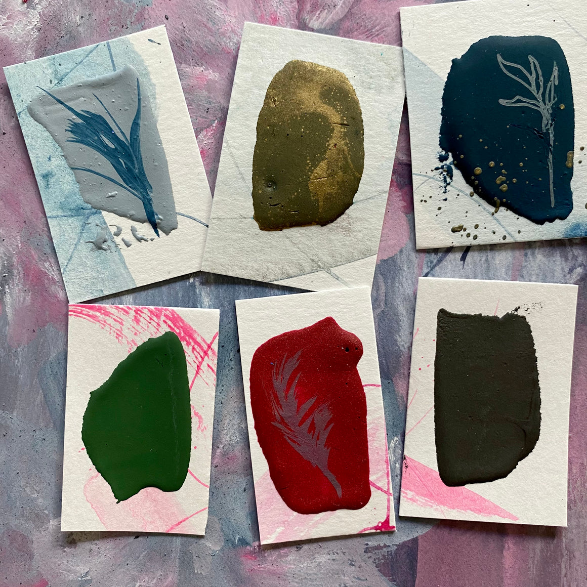 #tracibautistaCOLOR ~ {REIMAGINE} XL watercolor palette dot card 6-set + workshop