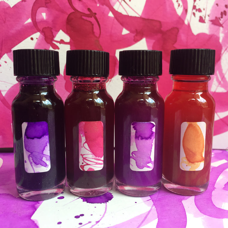 #tracibautistaCOLOR ~ DAHLIA artisan ink 4 set {15ml}