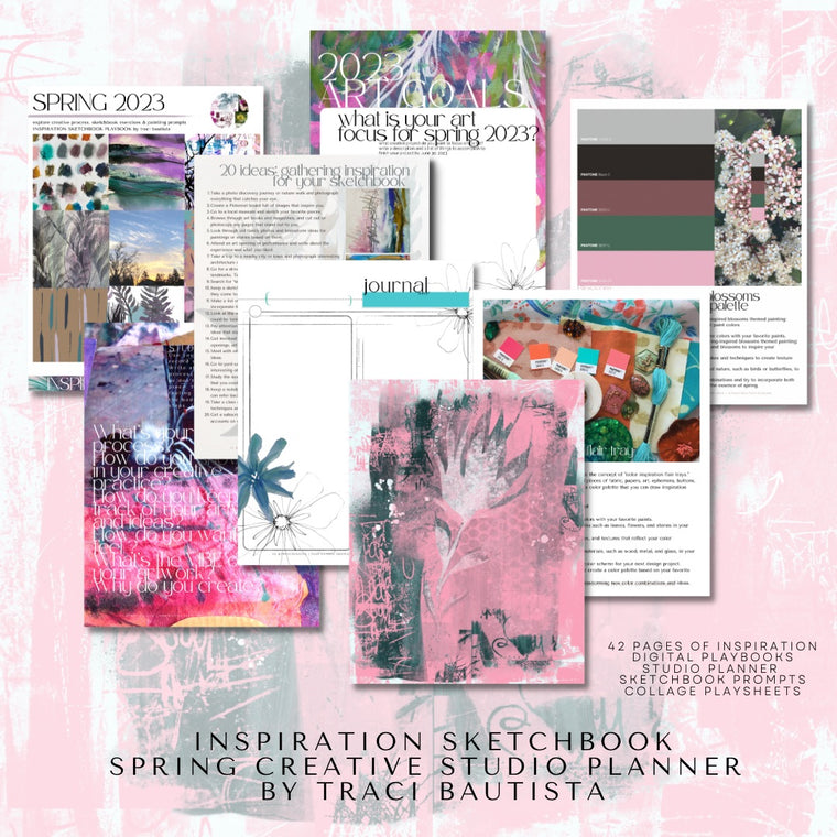 SPRING BLOSSOMS digital PLAYbook & planner