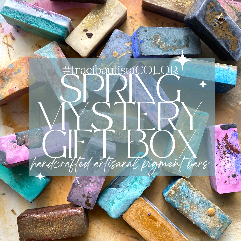 #tracibautistaCOLOR SPRING MYSTERY GIFT BOX pigment bars {4-set}