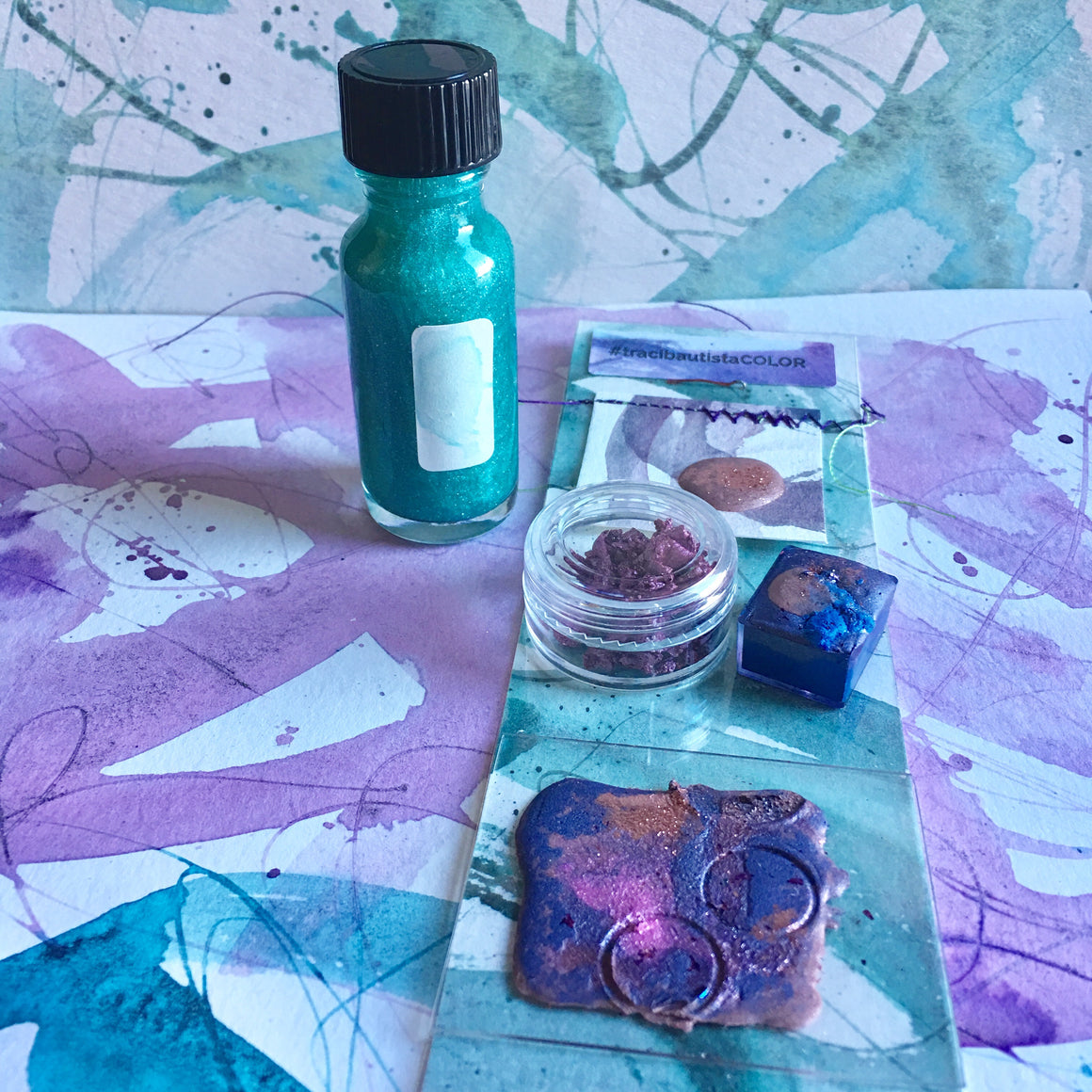 #tracibautistaCOLOR ~ WHISPERS OF WINTER artisanal watercolor collection