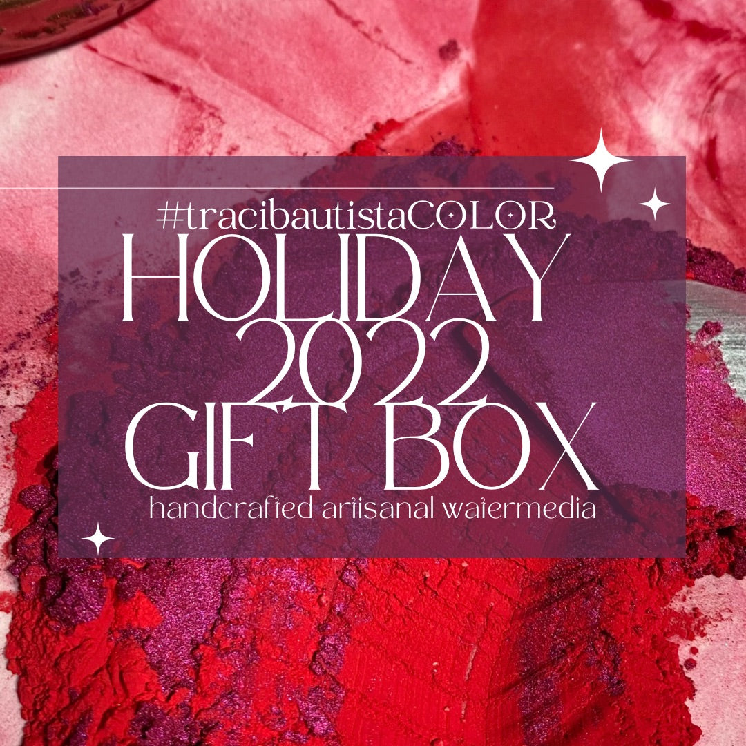 #tracibautistaCOLOR ~ HOLIDAY 2022 gift box {watermedia}
