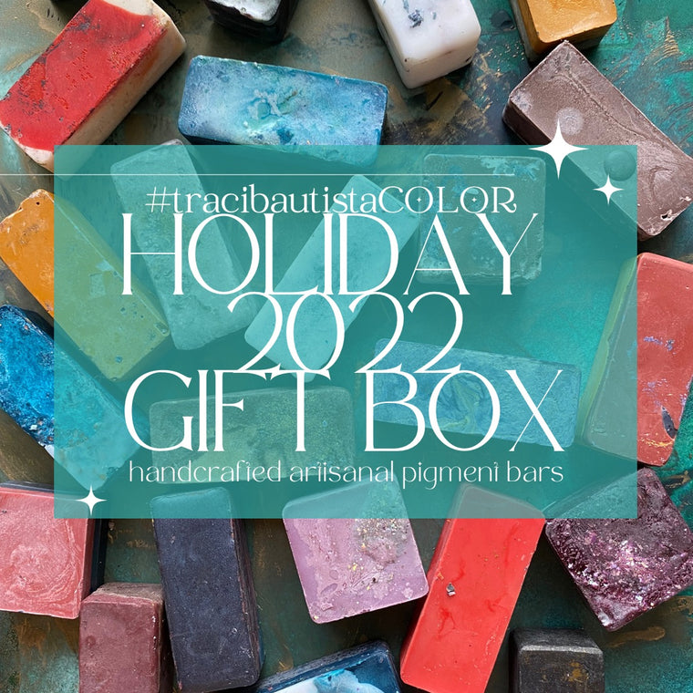 #tracibautistaCOLOR ~ HOLIDAY 2022 gift box {pigment bars}