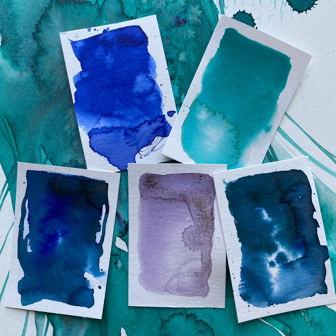 #tracibautistaCOLOR ~ LANIKAI WAVES artisan ink 3-set