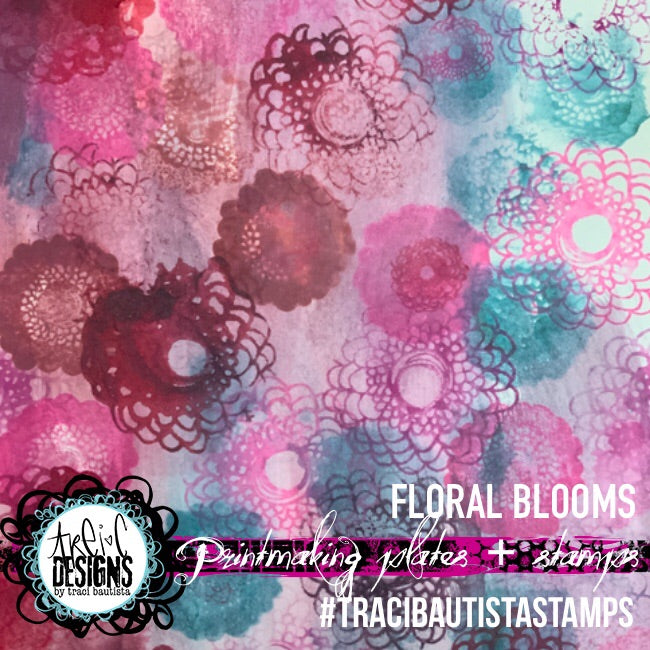 FLORAL blooms stamp set