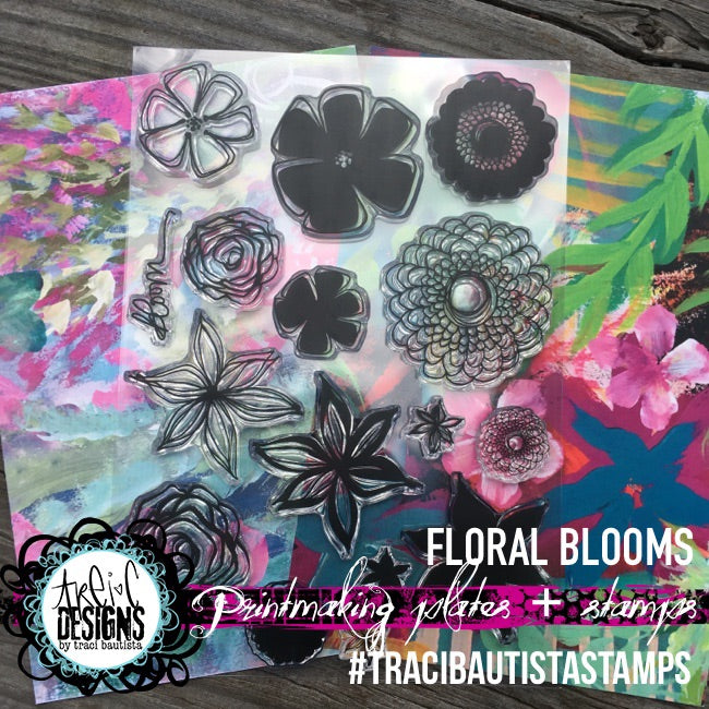 PRINTS + FLORALS printmaking stamp workshop BUNDLE