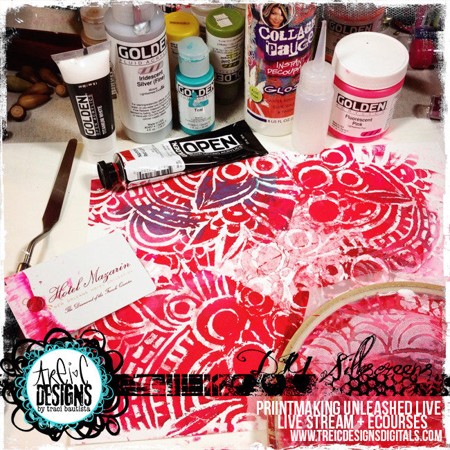 Printmaking Unleashed LIVE online program {bundle}