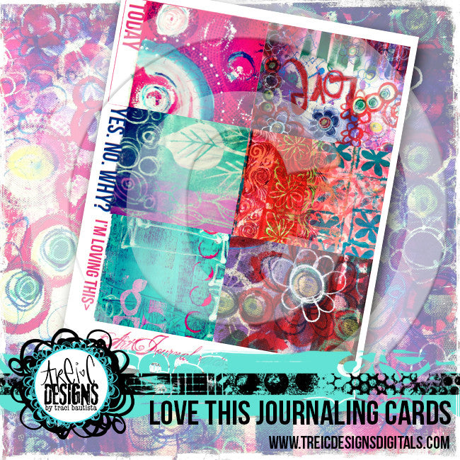 LOVE this journaling cards