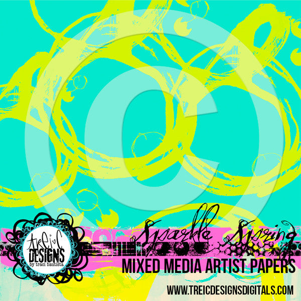 SPARKLE SPRING printable papers