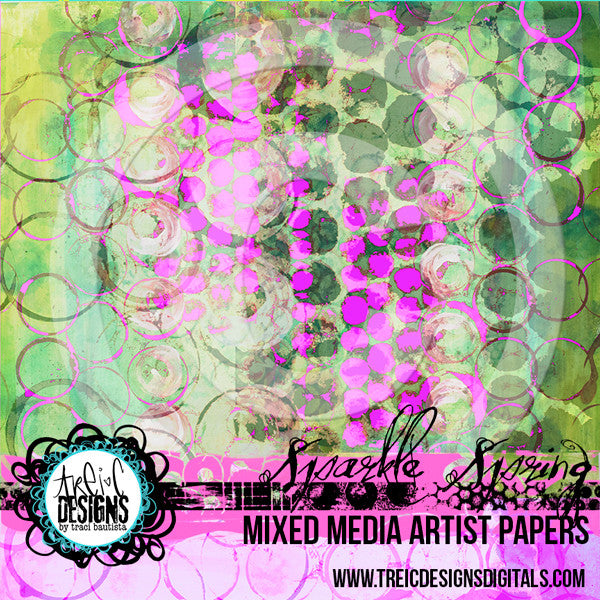 SPARKLE SPRING printable papers