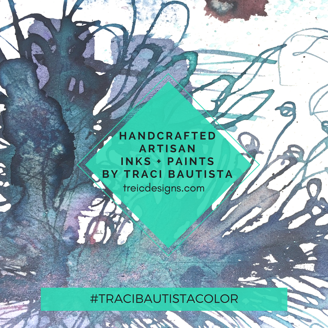 #tracibautistaCOLOR ~ C7.alchemy{luster} artisanal watercolor collection LABRADORITE