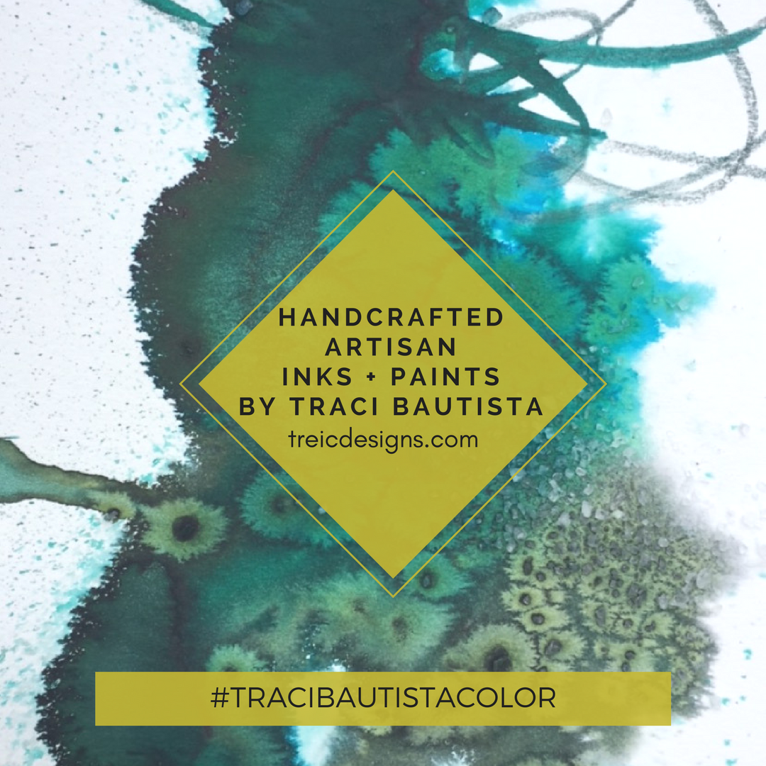 #tracibautistaCOLOR ~ {LANIKAI} handcrafted watercolor swatch tile